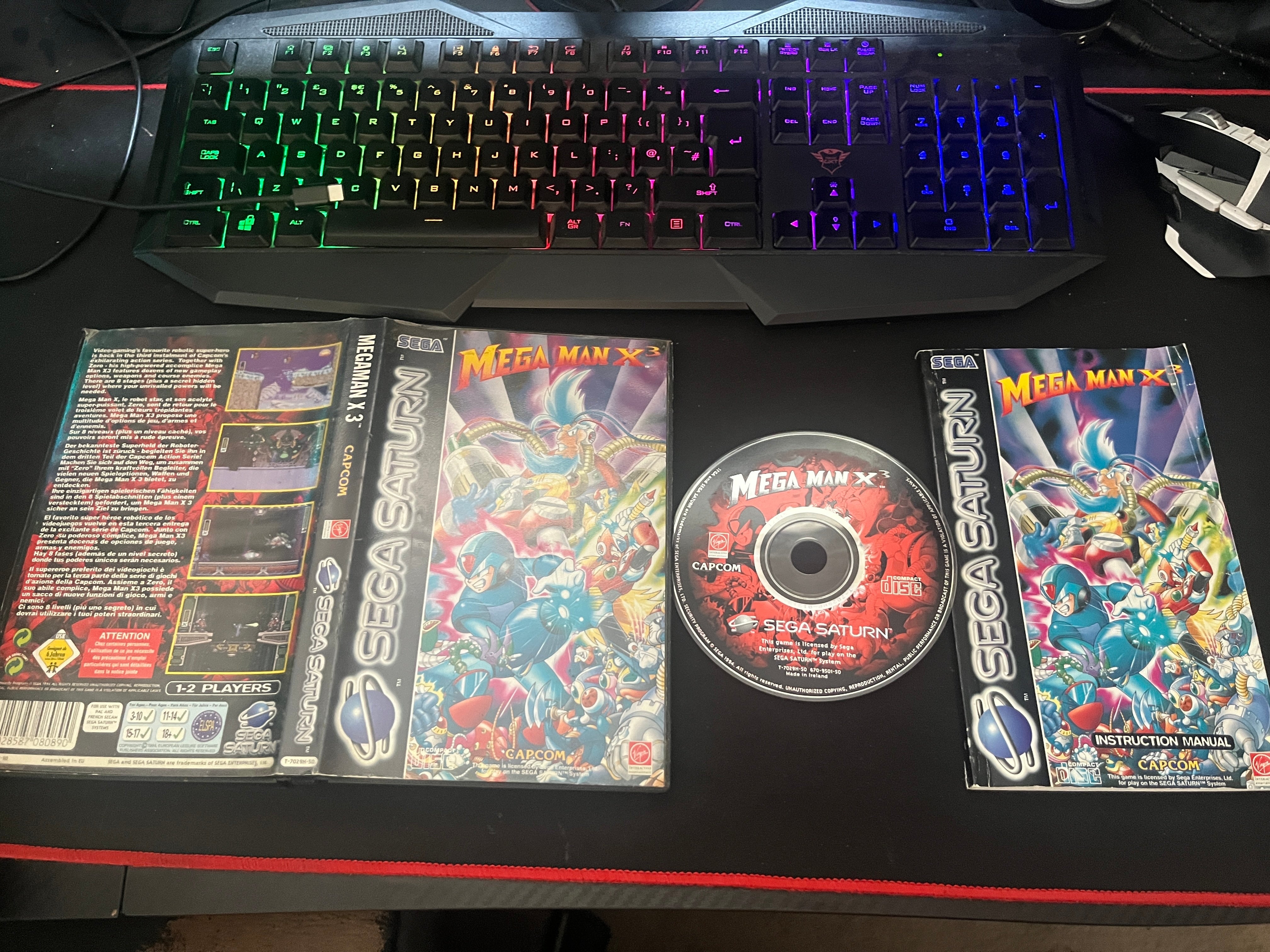 Mega Man X3 Sega saturn game Mega Man X3 Sega saturn game